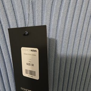 Fashion Nova Blue Tall Girl Friendly Maxi Dress